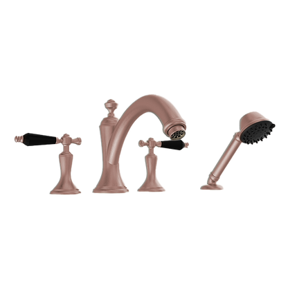 Santec - Klassica Crystal Trim - Roman Tub Filler With Hand Shower