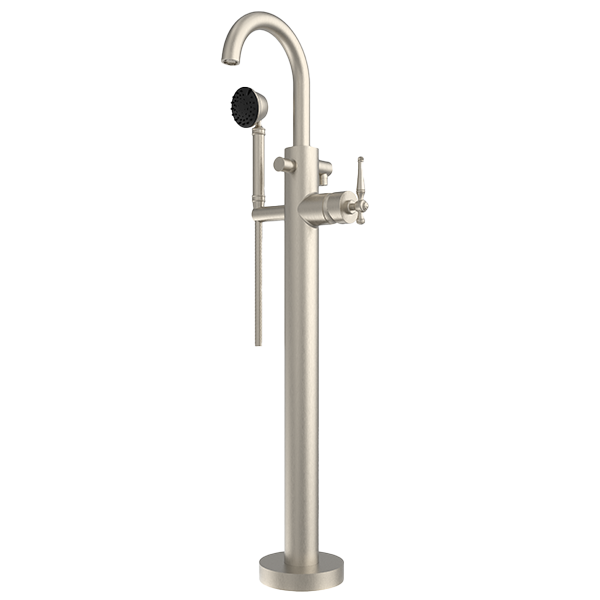 Santec - Klassica Trim - Floor Mount Tub Filler With Hand Shower