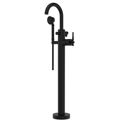 Santec - Klassica Trim - Floor Mount Tub Filler With Hand Shower