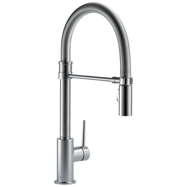 Delta - Trinsic Single-Handle Pull-Down Spring Kitchen Faucet
