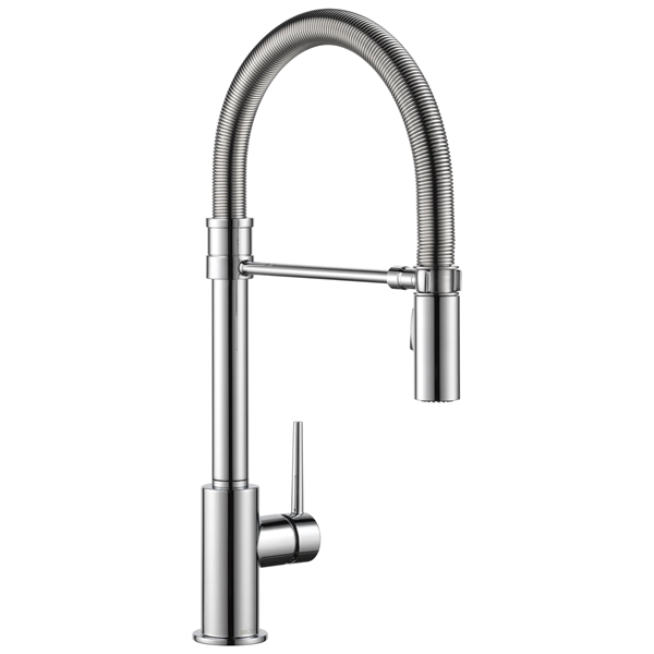 Delta - Trinsic Single-Handle Pull-Down Spring Kitchen Faucet