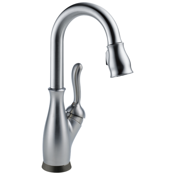 Delta - Leland Single Handle Pull-Down Bar / Prep Faucet With Touch2O Technology