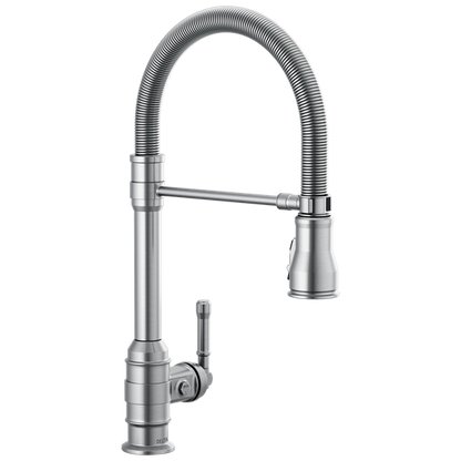 Delta - Broderick Single Handle Pull-Down Kitchen Faucet With Spring Spout