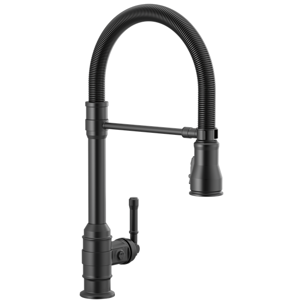 Delta - Broderick Single Handle Pull-Down Kitchen Faucet With Spring Spout