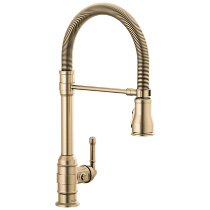 Delta - Broderick Single Handle Pull-Down Kitchen Faucet With Spring Spout