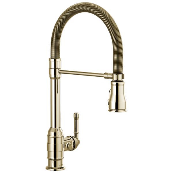 Delta - Broderick Single Handle Pull-Down Kitchen Faucet With Spring Spout