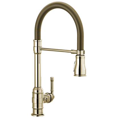 Delta - Broderick Single Handle Pull-Down Kitchen Faucet With Spring Spout