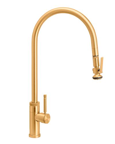 Waterstone - Industrial Extended Reach Plp Pulldown Faucet - Lever Sprayer