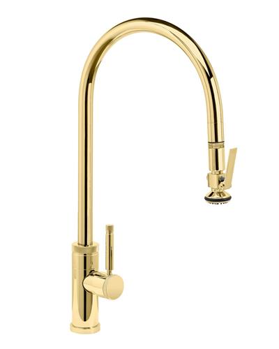 Waterstone - Industrial Extended Reach Plp Pulldown Faucet - Lever Sprayer