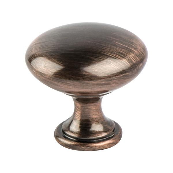 Berenson - Euro Moderno Brushed Antique Copper Knob