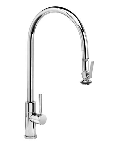 Waterstone - Modern Extended Reach Plp Pulldown Faucet - Lever Sprayer