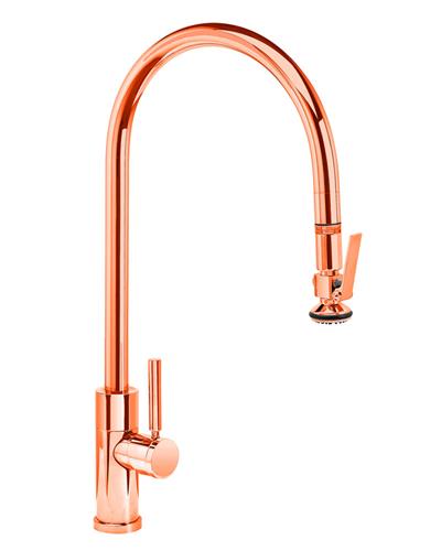 Waterstone - Modern Extended Reach Plp Pulldown Faucet - Lever Sprayer