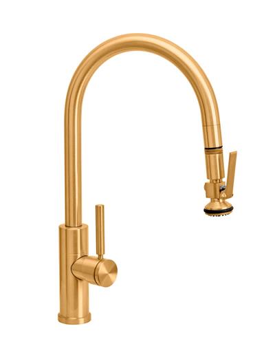 Waterstone - Modern Plp Pulldown Faucet - Lever Sprayer - Angled Spout