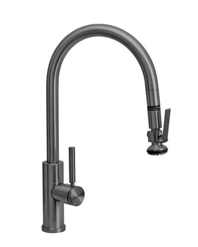 Waterstone - Modern Plp Pulldown Faucet - Lever Sprayer - Angled Spout