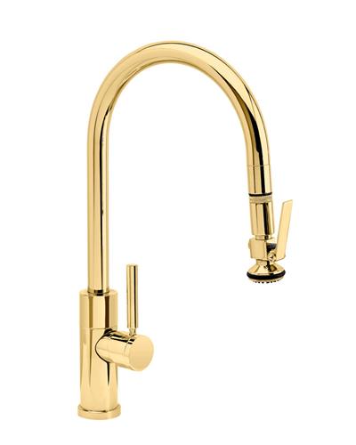 Waterstone - Modern Plp Pulldown Faucet - Lever Sprayer - Angled Spout