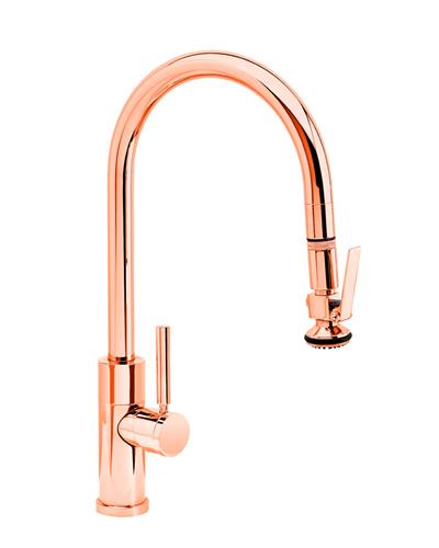 Waterstone - Modern Plp Pulldown Faucet - Lever Sprayer - Angled Spout