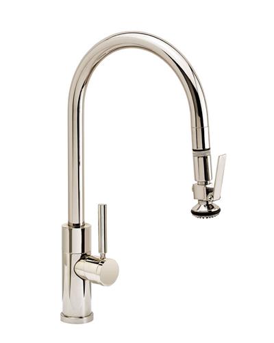 Waterstone - Modern Plp Pulldown Faucet - Lever Sprayer - Angled Spout