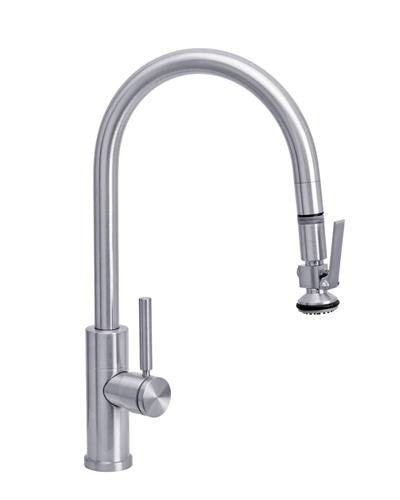 Waterstone - Modern Plp Pulldown Faucet - Lever Sprayer - Angled Spout
