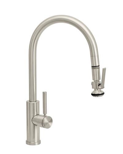 Waterstone - Modern Plp Pulldown Faucet - Lever Sprayer - Angled Spout