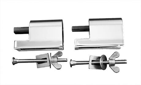 Duravit - Hinge Set for Seat and Cover with Soft Closure, Stainless Steel