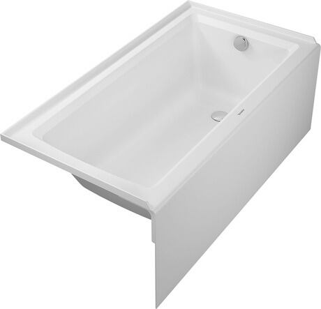 Duravit - Architec 60" x 32" Rectangular Alcove Bathtub in White Acrylic