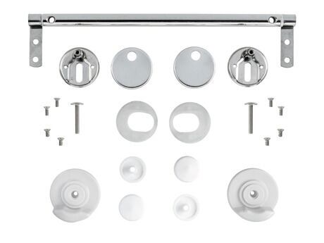 Duravit - Hinge Set for Seat and Cover without Soft Closure, Stainless Steel
