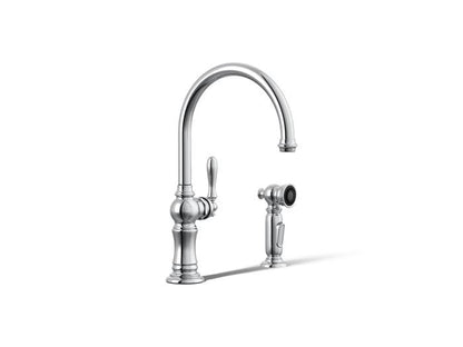 Kohler - Artifacts Single-Handle Kitchen Sink Faucet With Two-Function Sprayhead