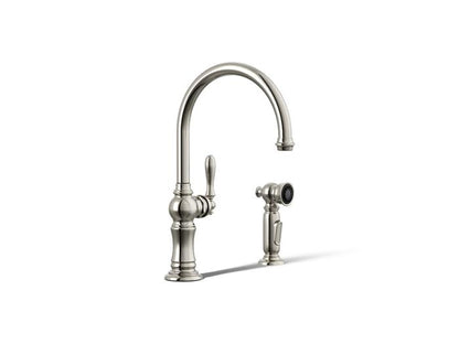 Kohler - Artifacts Single-Handle Kitchen Sink Faucet With Two-Function Sprayhead