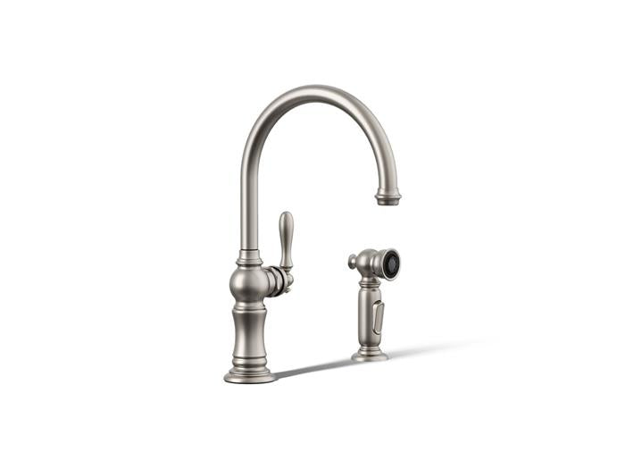 Kohler - Artifacts Single-Handle Kitchen Sink Faucet With Two-Function Sprayhead