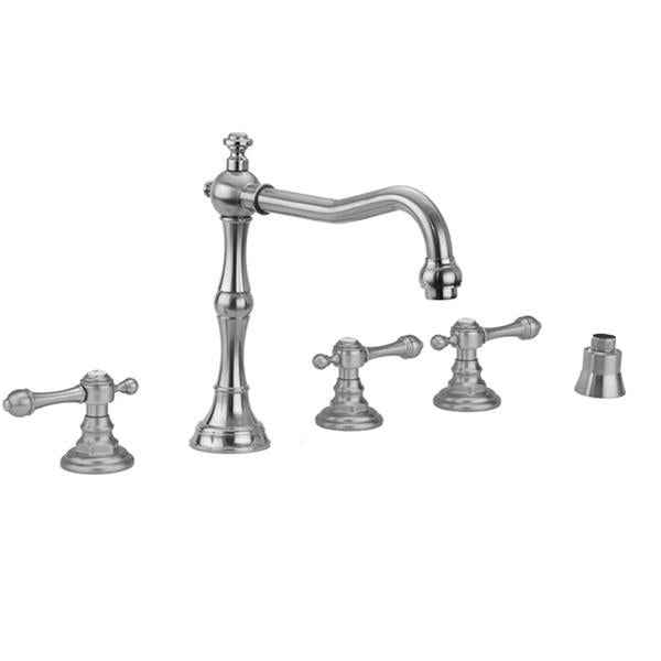 Jaclo - Roaring 20's Roman Tub Set with Majesty Lever Handles and Straight Handshower