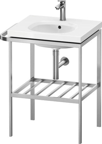 Duravit - Aurena 23" x 31 5/8" Console in Brushed Stainless Steel