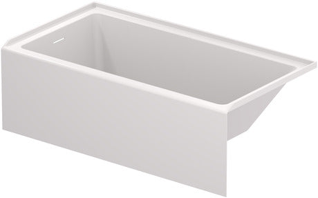 Duravit - Vero 60" x 32" Rectangular Alcove Bathtub in White Acrylic