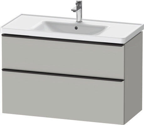 Duravit - D-Neo 39 5/8" Wall Mount Two Drawer Single Vanity, Including Cabinet and Widespread Sink