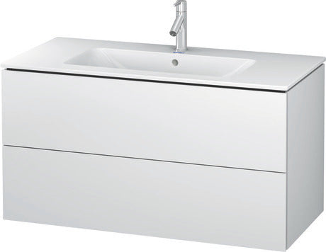 Duravit - L-Cube 40 1/2" Wall Mount Two Drawer Single Vanity, Including Cabinet and Single Hole Sink