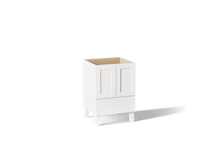 Kohler - Poplin Vanity, 24 2 Door 1 Dwr Legs