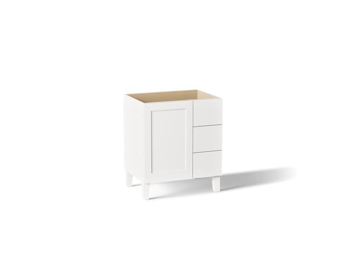 Kohler - Poplin Vanity, 30 1 Door 3 Dwr Rgt Leg