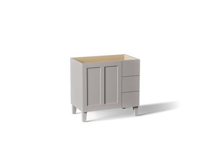 Kohler - Poplin Vanity, 36 1 Door 3 Dwr Rgt Leg