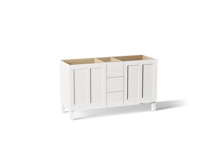 Kohler - Poplin Vanity, 60 2 Door 3 Dwr Legs