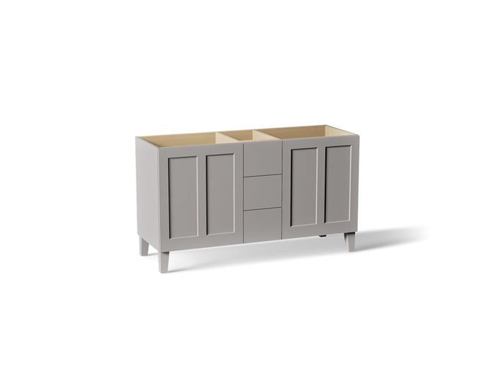 Kohler - Poplin Vanity, 60 2 Door 3 Dwr Legs