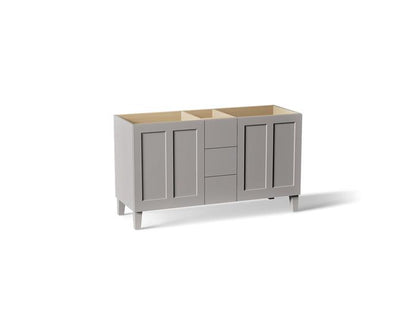 Kohler - Poplin Vanity, 60 2 Door 3 Dwr Legs