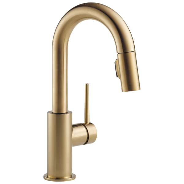 Delta - Trinsic Single Handle Pull-Down Bar / Prep Faucet