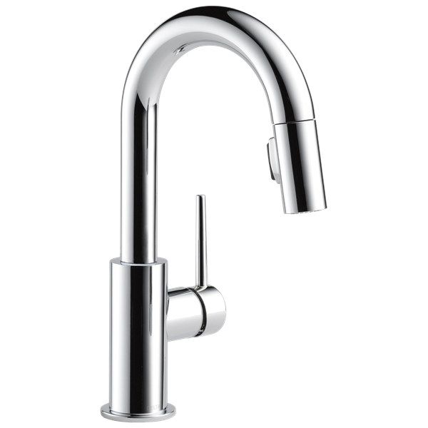 Delta - Trinsic Single Handle Pull-Down Bar / Prep Faucet
