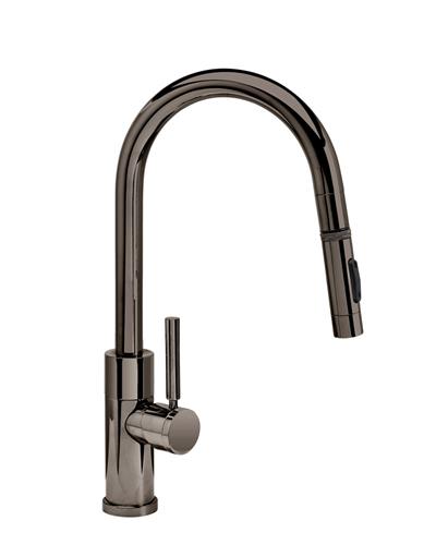 Waterstone - Modern Prep Size Plp Pulldown Faucet - Toggle Sprayer - Angled Spout