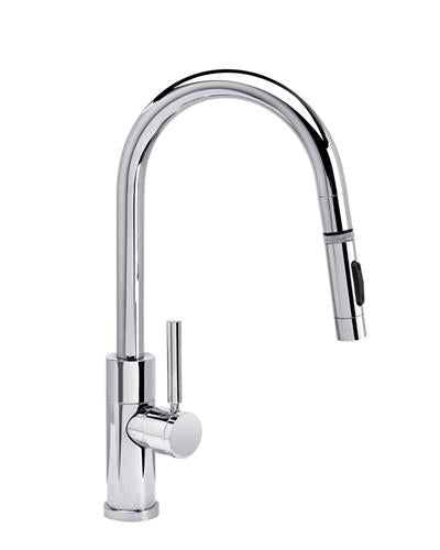 Waterstone - Modern Prep Size Plp Pulldown Faucet - Toggle Sprayer - Angled Spout