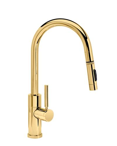 Waterstone - Modern Prep Size Plp Pulldown Faucet - Toggle Sprayer - Angled Spout