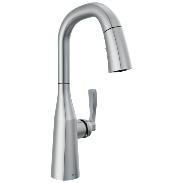 Delta - Stryke Single Handle Pull-Down Bar/Prep Faucet