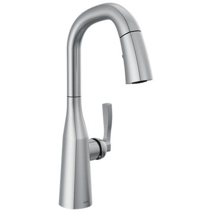 Delta - Stryke Single Handle Pull-Down Bar/Prep Faucet