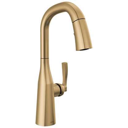 Delta - Stryke Single Handle Pull-Down Bar/Prep Faucet