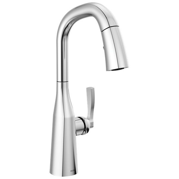 Delta - Stryke Single Handle Pull-Down Bar/Prep Faucet