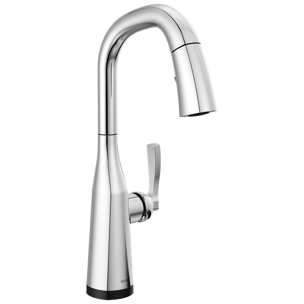 Delta - Stryke Single Handle Pull-Down Bar/Prep Faucet With Touch2O Technology